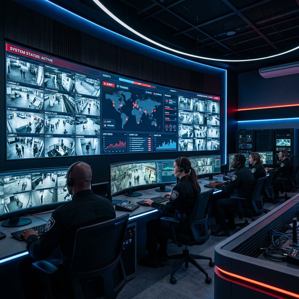 CCTV Command Center Surveillance